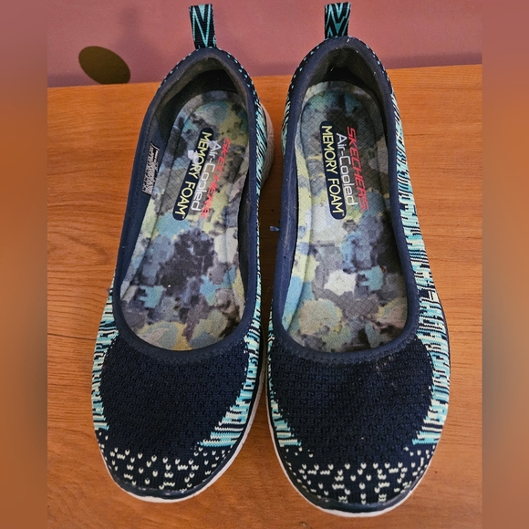 Skechers Air-Cooled Memory Foam Slip-On with Multicolor Camouflage Insole - Picture 6 of 8